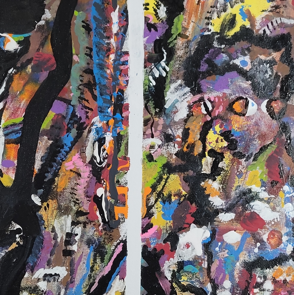 Abstract Colorful Art Canvas - Picture 4 of 8